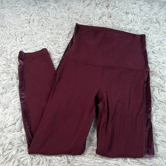 Lululemon Align Super High-Rise Crop *Velvet Garnet - Picture 1 of 5